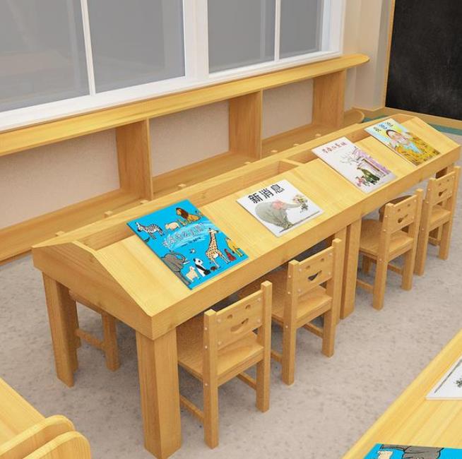 幼儿园读书桌